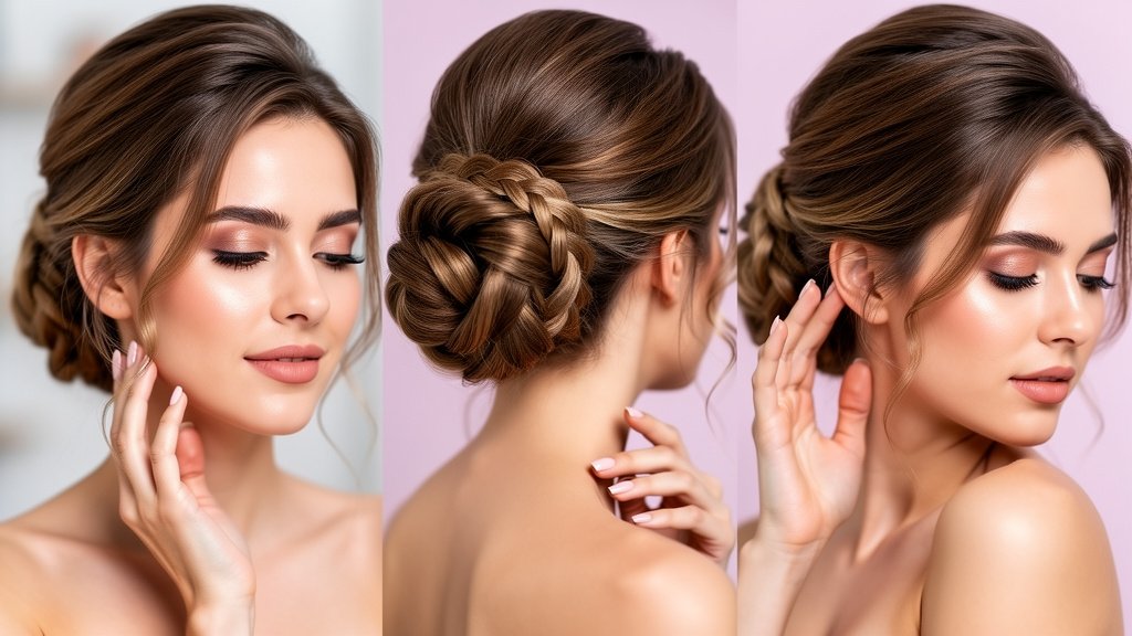 peinados recogidos elegantes