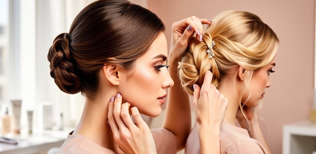 peinados recogidos clásicos