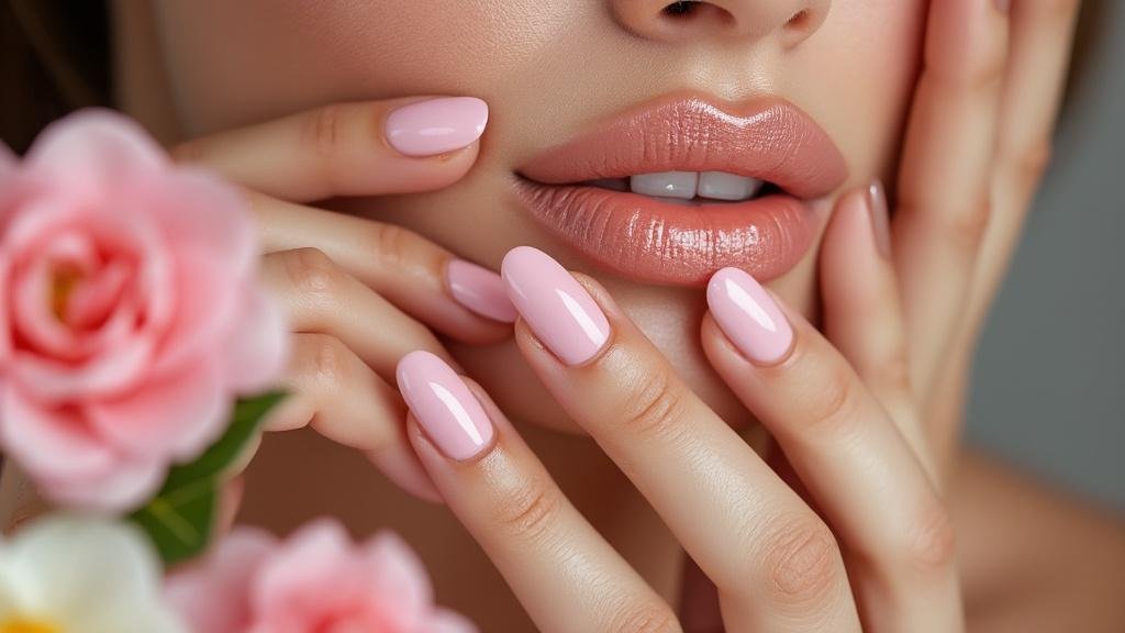 uñas pintadas con flores