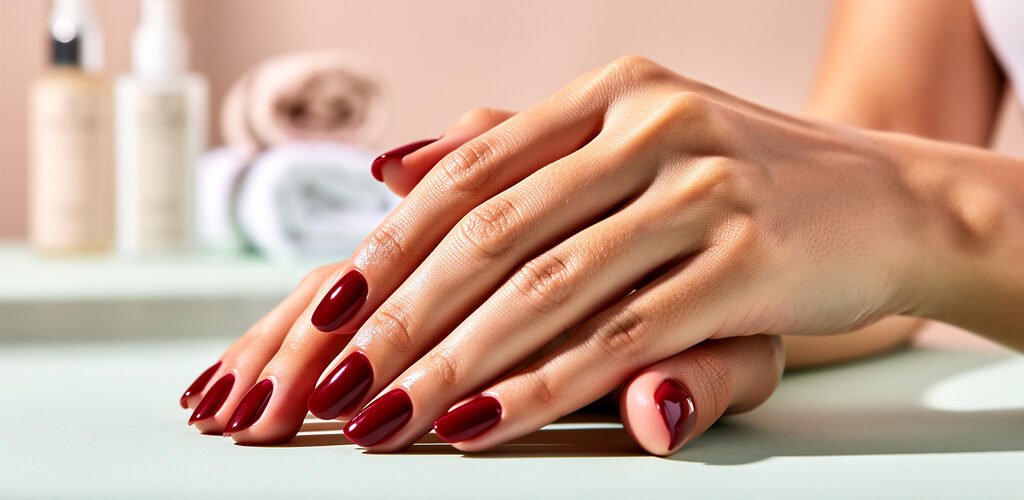 Uñas Rojas Elegantes